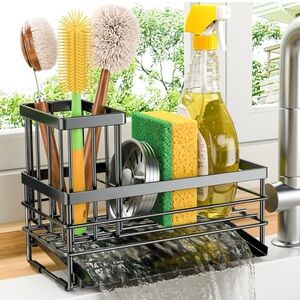 Cisily Sink Caddy Sponge Holder for Kitchen